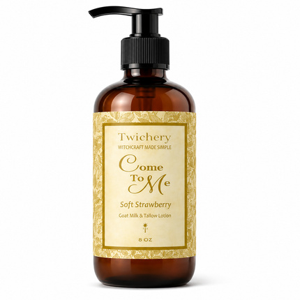 Come To Me Ritual Lotion – Goat Milk & Tallow | Soft Strawberry