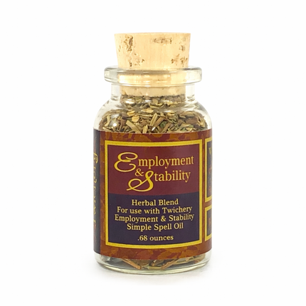 Twichery Employment & Stability Herbal Blend - Gain Steady Work, Job Success, & Financial Stability