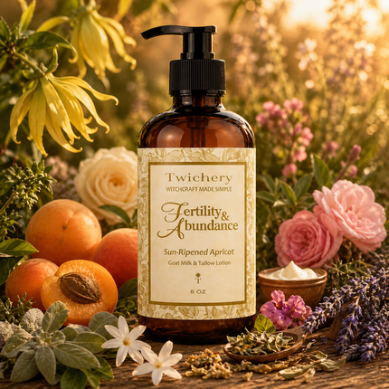 Fertility & Abundance Ritual Lotion – Goat Milk & Tallow | Sun-Ripened Apricot