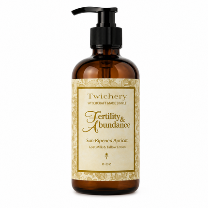 Fertility & Abundance Ritual Lotion – Goat Milk & Tallow | Sun-Ripened Apricot