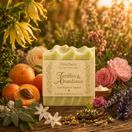 Fertility & Abundance Ritual Soap – Goat Milk & Tallow | Sun-Ripened Apricot