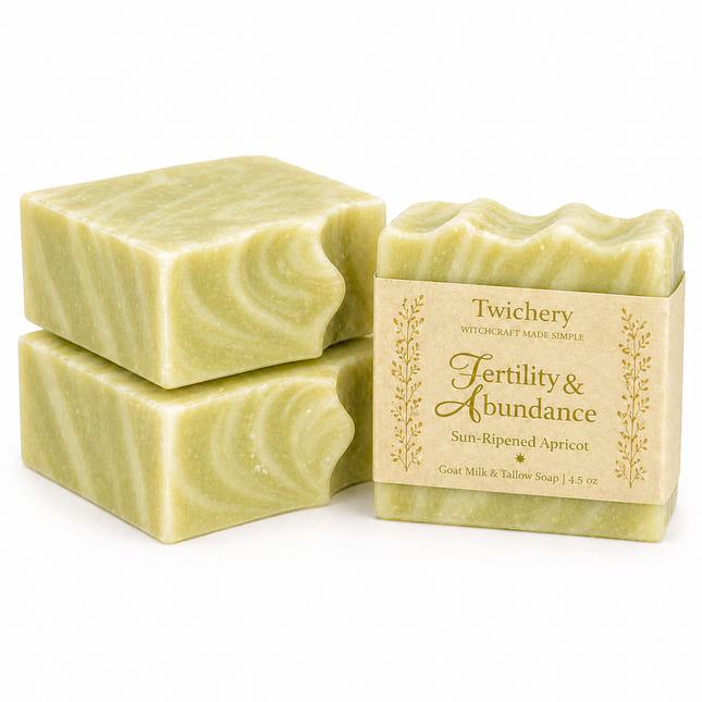 Fertility & Abundance Ritual Soap – Goat Milk & Tallow | Sun-Ripened Apricot