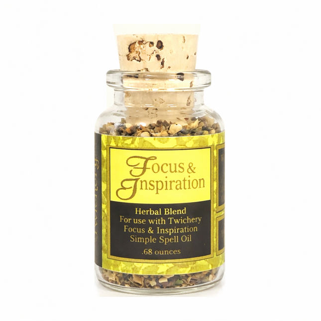 Twichery Focus & Inspiration Herbal Blend - Awaken Laser Focus, Sharp Thinking, and Creative Genius