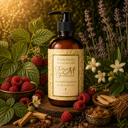 Follow Me Formula Ritual Lotion – Goat Milk & Tallow | Irresistible Raspberry