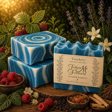 Follow Me Formula Ritual Soap – Goat Milk & Tallow | Irresistible Raspberry