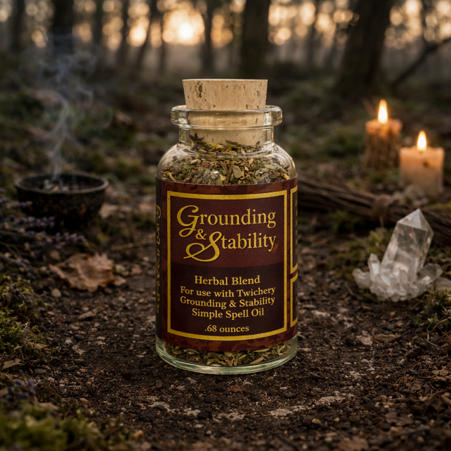 Twichery Grounding & Stability Herbal Blend - Gain Steady Work, Job Success, & Financial Stability