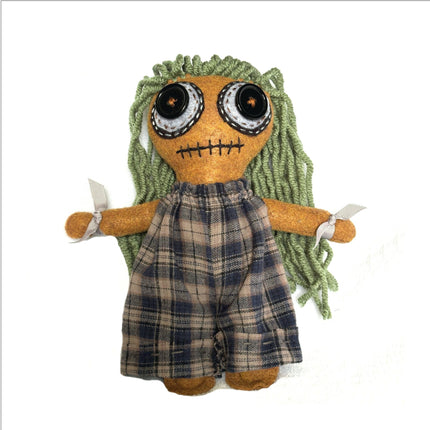 Grounding & Stability Ritual Poppet – Handmade Hoodoo Doll Baby for Reconnecting with Mother Earth