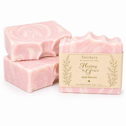 Healing & Grace Ritual Soap  – Goat Milk & Tallow | Apple Blossom