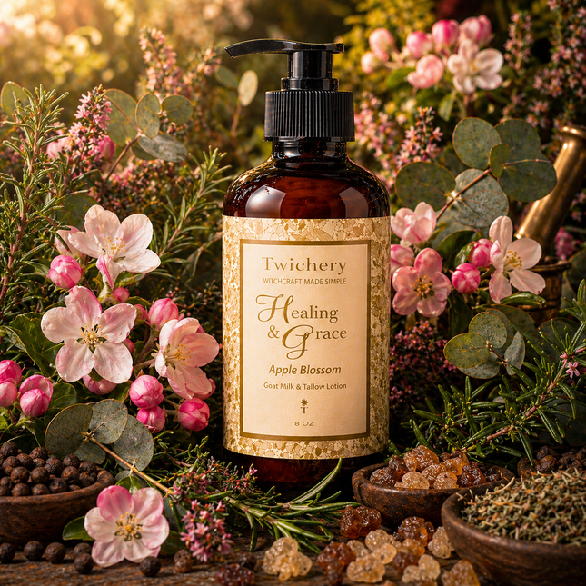 Healing & Grace Ritual Lotion – Goat Milk & Tallow | Apple Blossom