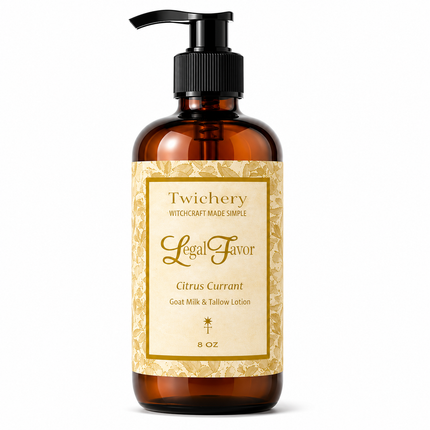Legal Favor Ritual Lotion – Goat Milk & Tallow | Citrus Currant