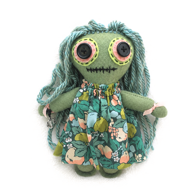 Legal Favor Ritual Poppet  – Handmade Hoodoo Doll Baby for Court Cases, Legal Matters