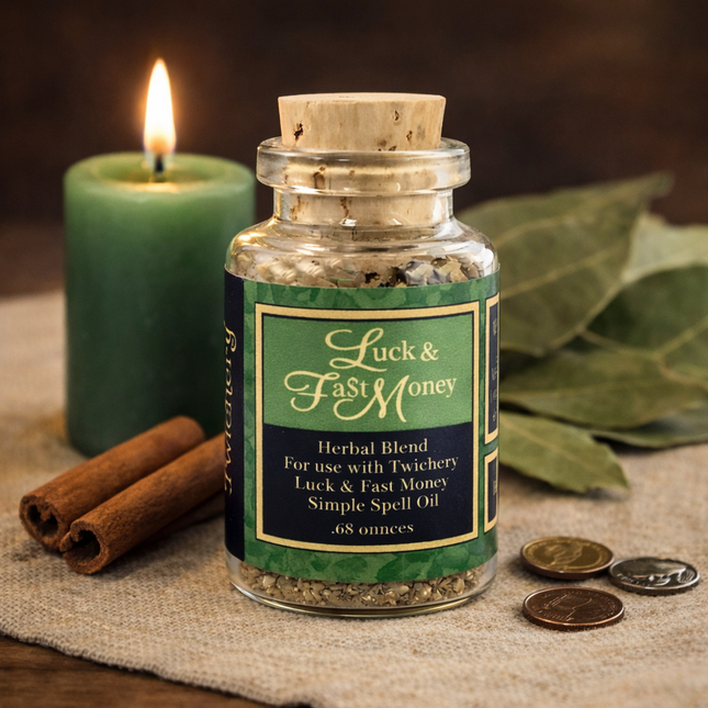 Twichery Luck & Fast Money Herbal Blend -  Fast Winnings, Gambling Victories, Best Parking Spots