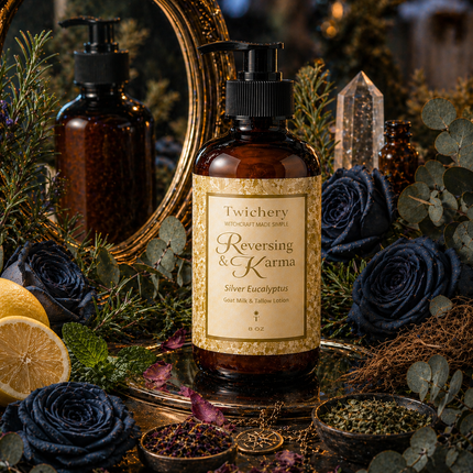Reversing & Karma Ritual Lotion – Goat Milk & Tallow | Silver Eucalyptus