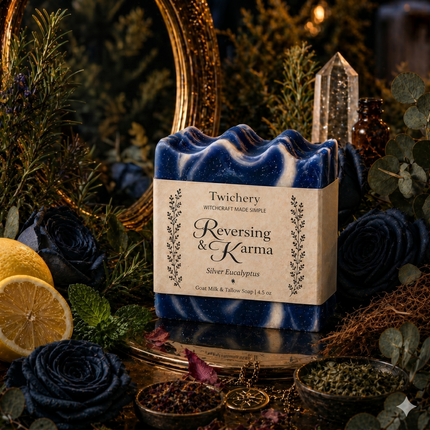 Reversing & Karma Ritual Soap – Goat Milk & Tallow | Silver Eucalyptus