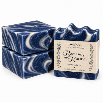 Reversing & Karma Ritual Soap – Goat Milk & Tallow | Silver Eucalyptus