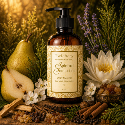 Spiritual Connection Ritual Lotion – Goat Milk & Tallow | Pear Blossom