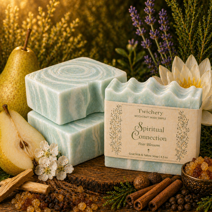 Spiritual Connection Ritual Soap – Goat Milk & Tallow | Pear Blossom