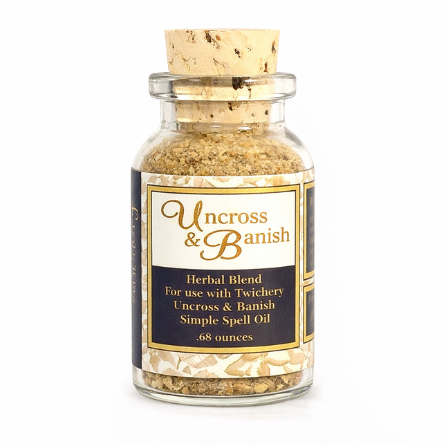 Twichery Uncross & Banish Herbal Blend - Remove Curses, Banish Negativity, Exorcize Demons and Unwanted Entities
