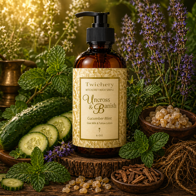 Uncross & Banish Ritual Body Wash – Goat Milk & Tallow | Cucumber Mint