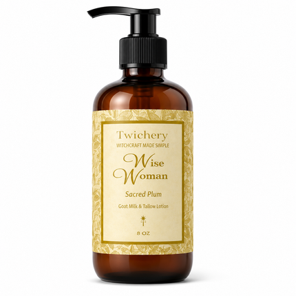 Wise Woman Ritual Lotion – Goat Milk & Tallow | Sacred Plum