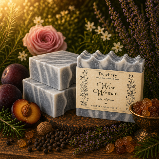 Wise Woman Ritual Soap – Goat Milk & Tallow | Sacred Plum