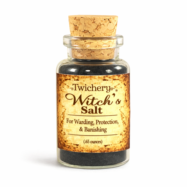 Witch’s Salt (Black Salt) – Traditional Hoodoo Protection Salt for Warding, Banishing & Cleansing
