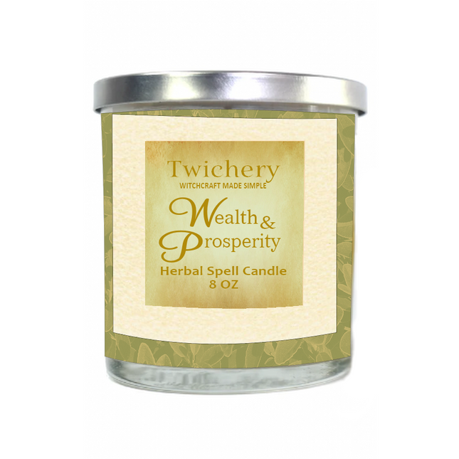 Wealth & Prosperity Ritual Candle – Hoodoo Candle for Abundance & Crown of Success