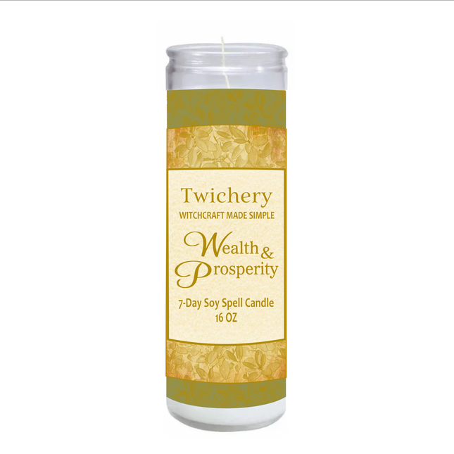 Wealth & Prosperity 7-Day Spell Candle