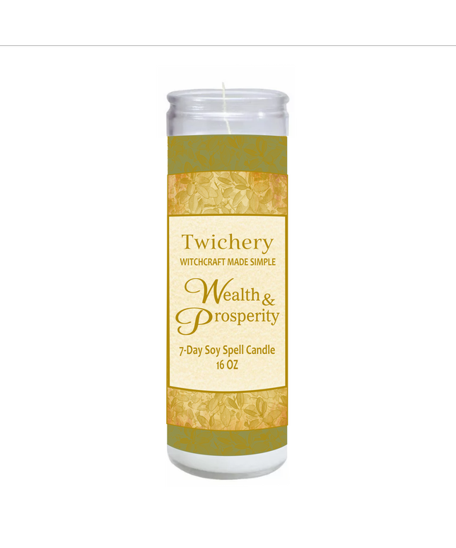Wealth & Prosperity 7-Day Spell Candle