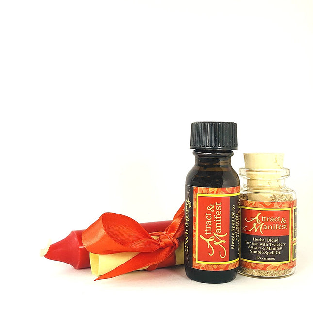 Twichery Attract & Manifest Simple Spell Kit - Attraction - Drawing - Manifesting - Hoodoo Voodoo Wicca Pagan