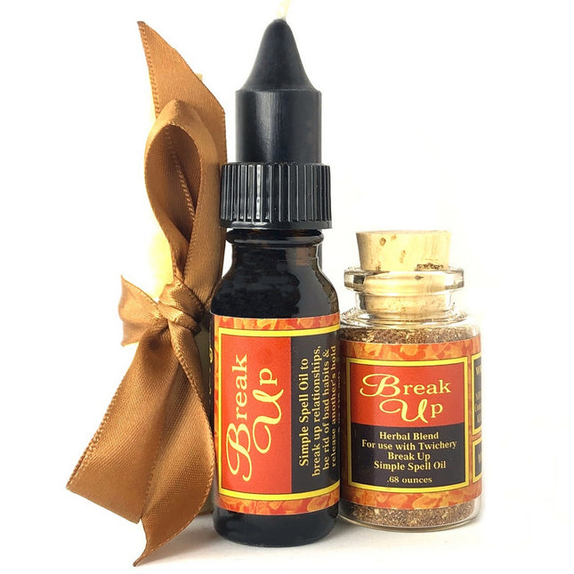 Twichery Break Up Simple Spell Kit - for unbinding - break up with bad habits, bad relationships - Hoodoo Voodoo Wicca Pagan