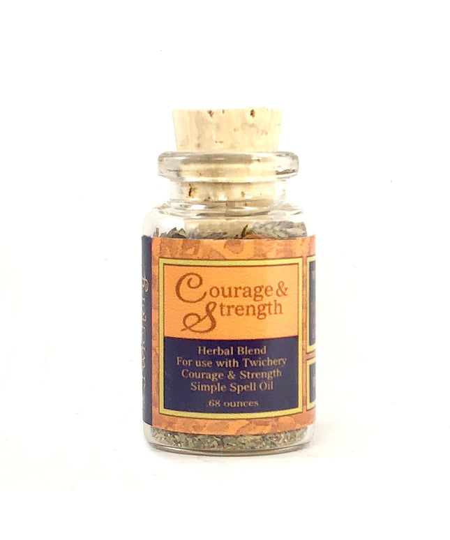 Twichery Courage & Strength Herbs are for drawing supernatural courage and strength into your soul for a monumental task or for something that would normally scare you. You've got this! Hoodoo, Voodoo, Wicca, Pagan, Witchcraft, Santeria
