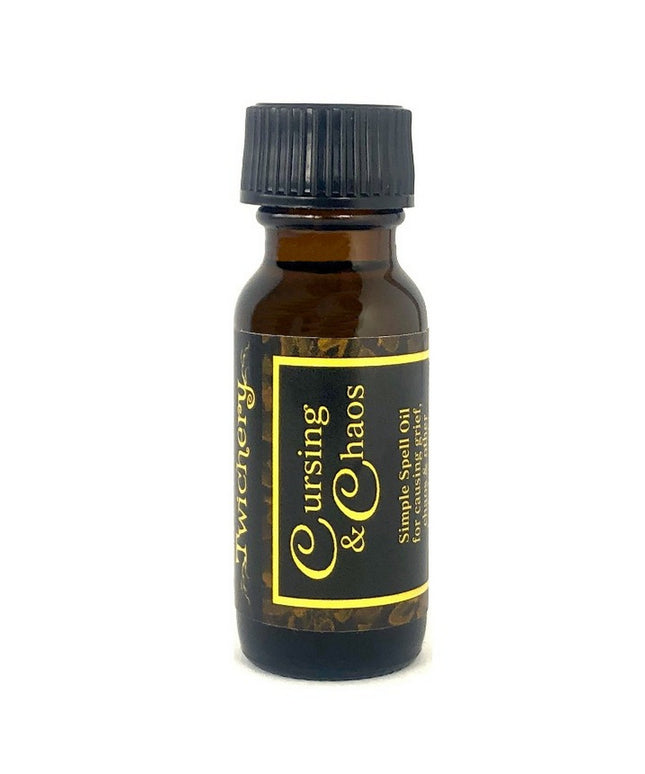 Twichery Cursing & Chaos Quikspell is for getting people to stop what they're doing and to focus on their own troubles for a while. Hoodoo. Voodoo Wicca Pagan. Witchcraft Made Simple