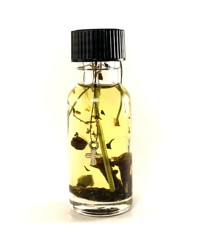 Exorcism Oil, Twichery, Botanica, exorcised water, holy water, Amorth, Magickal Blend, Art, barefoot, mojo, lucky