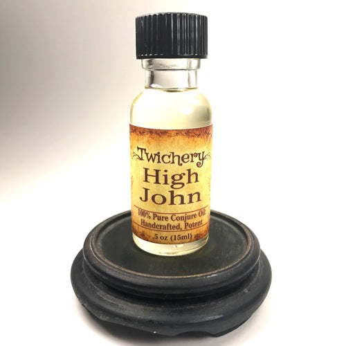 High John the Conqueror Oil is the staple of hoodoo. Conjure, root art, Twichery