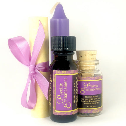 Twichery Psychic Enhancement Made Simple - Simple Spell Kit - Complete Instructions  - Hoodoo Voodoo Wicca Pagan