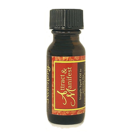 Twichery Attract & Manifest Quikspell Oil is for QUICKLY manifesting your desires. Hoodoo, voodoo, wicca, pagan, Witchcraft Made Simple