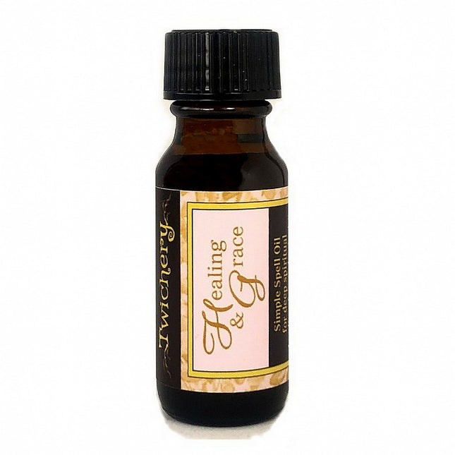 Twichery Healing & Grace Quikspell Oil is for healing from past traumas and welcoming a brand new future. Hoodoo, Voodoo, wicca, pagan, Witchcraft Made Simple