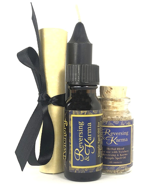 Reversing & Karma Spell GIFT BOX--With Simple Instructions--Complete and Easy (WOOD BOX)