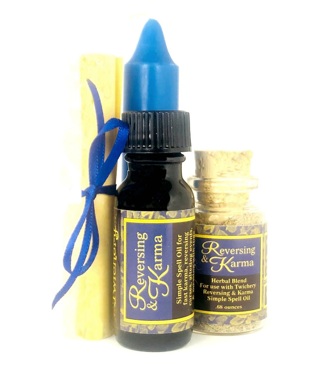 Reversing & Karma Simple Spell Kit - Twichery - Hoodoo Voodoo - Witchcraft Made Simple