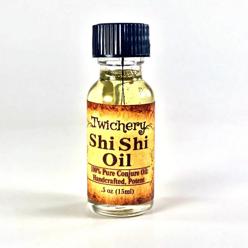Shi Shi Oil, Twichery, Attract wealth, Luck, Hoodoo, Prosperity, Overcome Poverty, Obstacles, Rootwork
