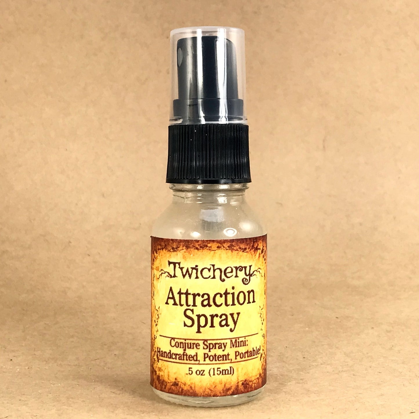 Twichery Attraction Spray .5 ounce: Purse-size! Attract new love, luck, money, new opportunities, Hoodoo, Voodoo, Traditional Witchcraft, Pagan