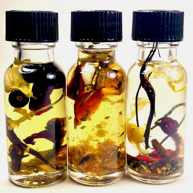 Love Oils Trio – Hoodoo Oils for Romance, Fidelity & Seduction